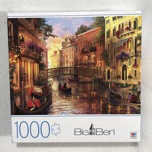 Big Ben Puzzle Venice Italy 1000 Pcs Jigsaw Canal Sunset Romantic Tourist Europe